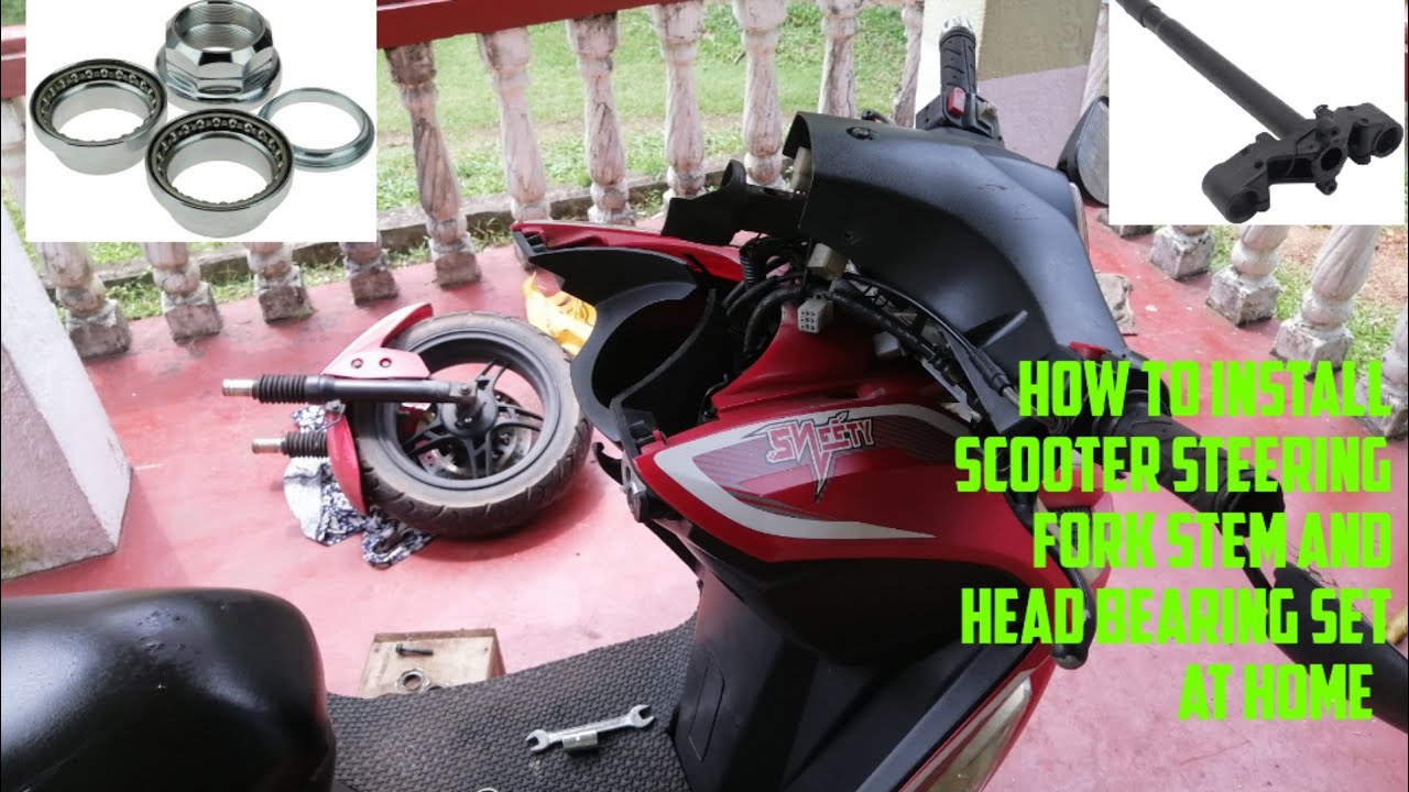 DIY Guide: Replacing Steering Fork Stem on a Scooter/Motorcycle #gy6