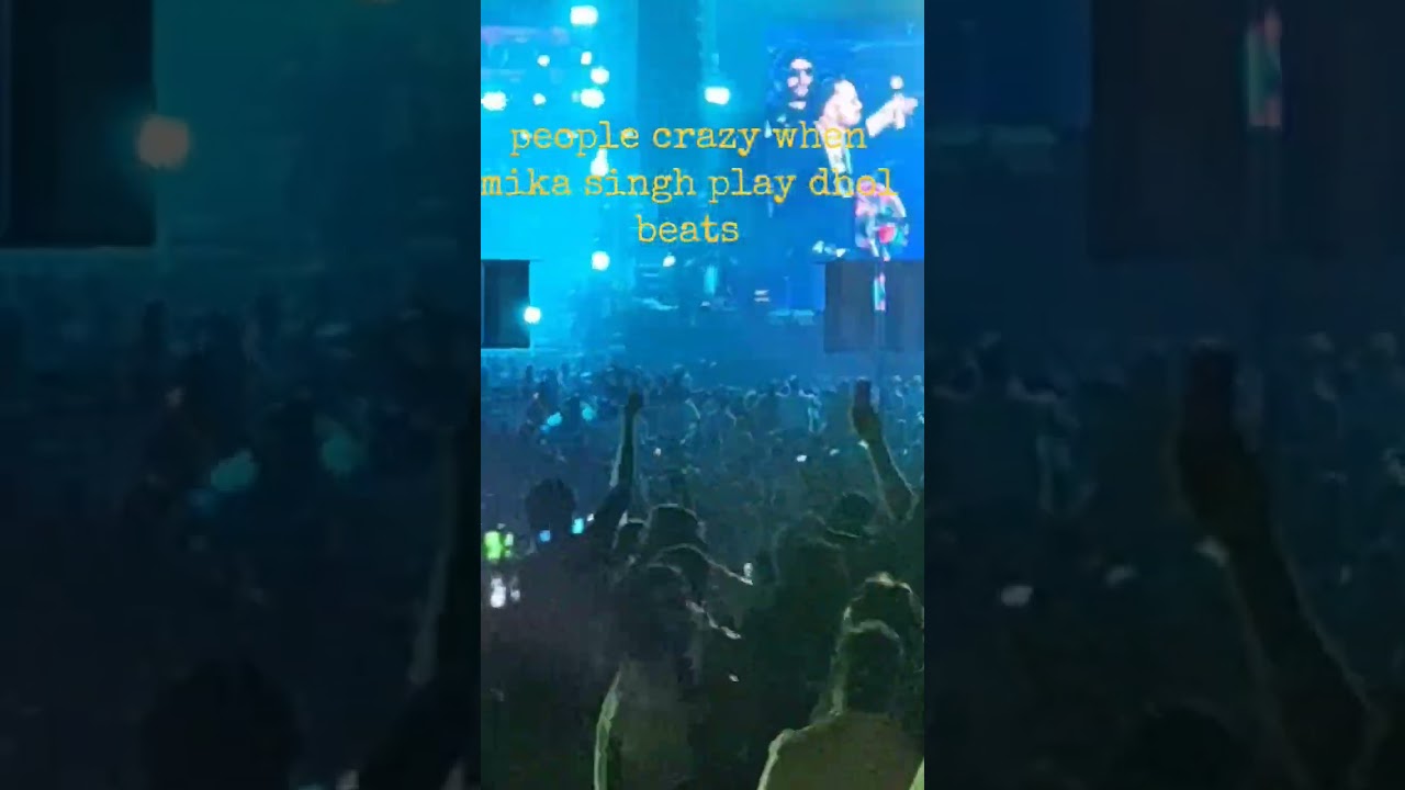 people crazy when mika singh play dhol #liveconcert #music #foryou #bhavyaparmar #likeandsubscribe