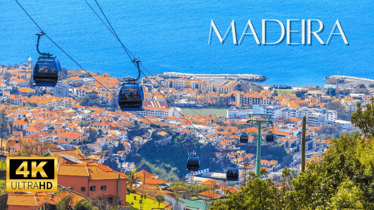 Funchal Madeira Portugal-  Walking Tour in 4k UHD