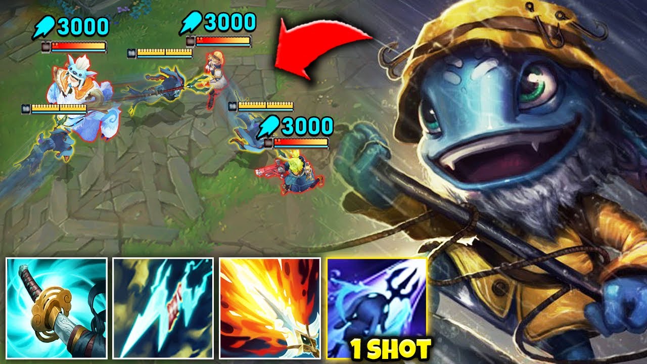 FIZZ, BUT MY Q IS A GUARANTEED ONE SHOT (FASTEST PENTAKILL EVER)