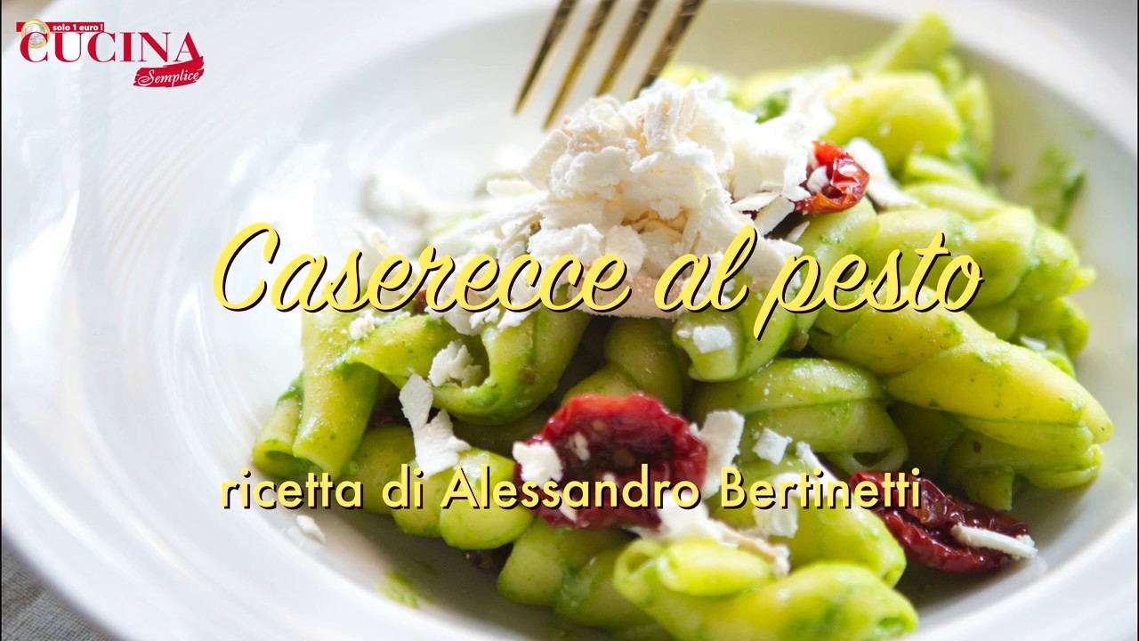 Caserecce al pesto