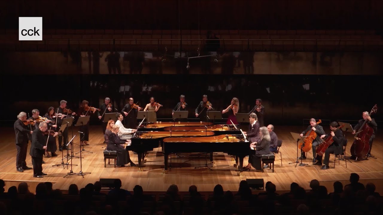 2018 LIVE: Reca, Argerich, Kwiek, Vallina — Bach Concerto for 4 Harpsichords in A minor, BWV 1065