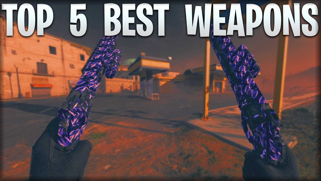 MW3 Zombies - TOP 5 BEST WEAPONS TO USE! ( EASY TIER 3 ZONE! )