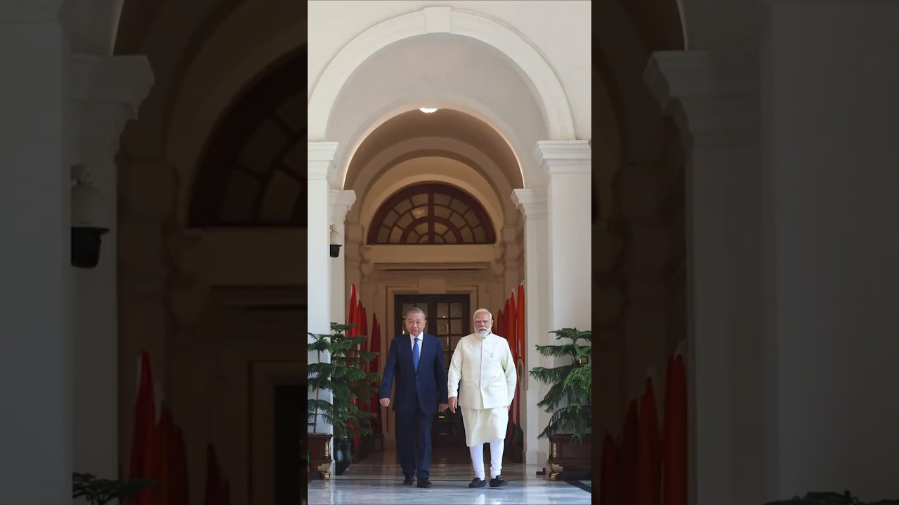 PM Modi meets President To Lam of Vietnam at Hyderabad House, New Delhi | #shorts