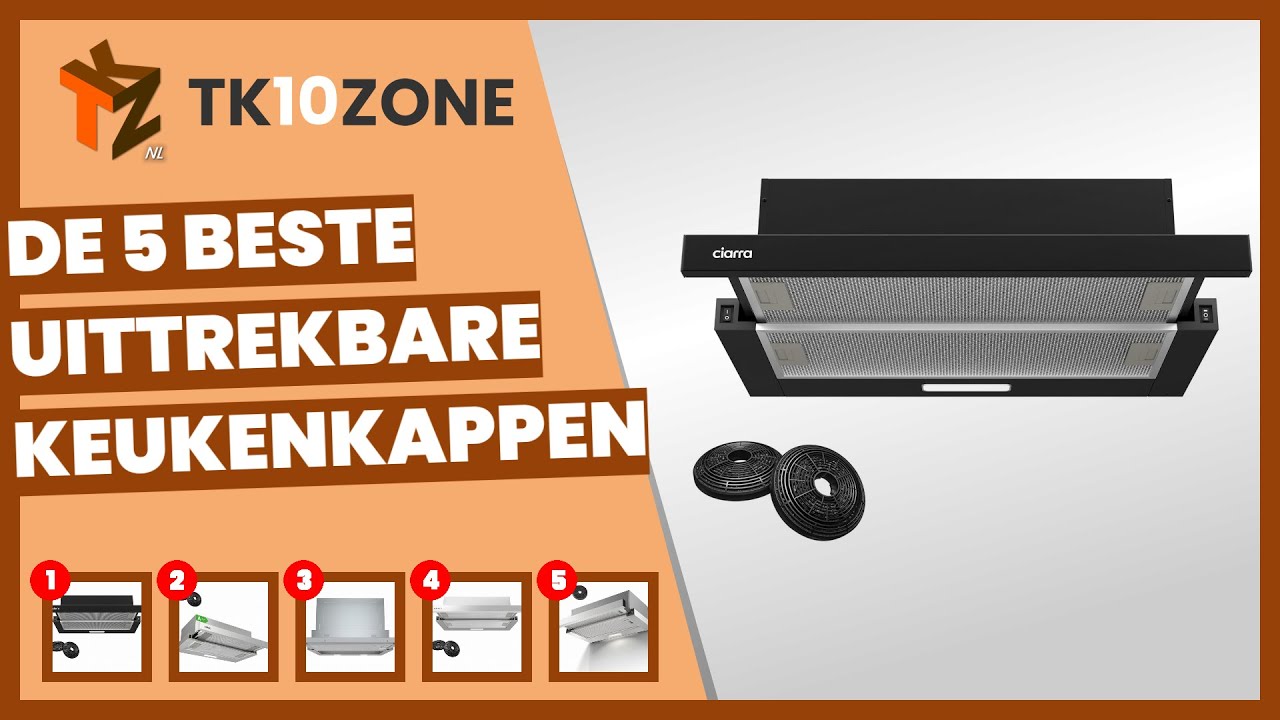 De 5 beste uittrekbare keukenkappen