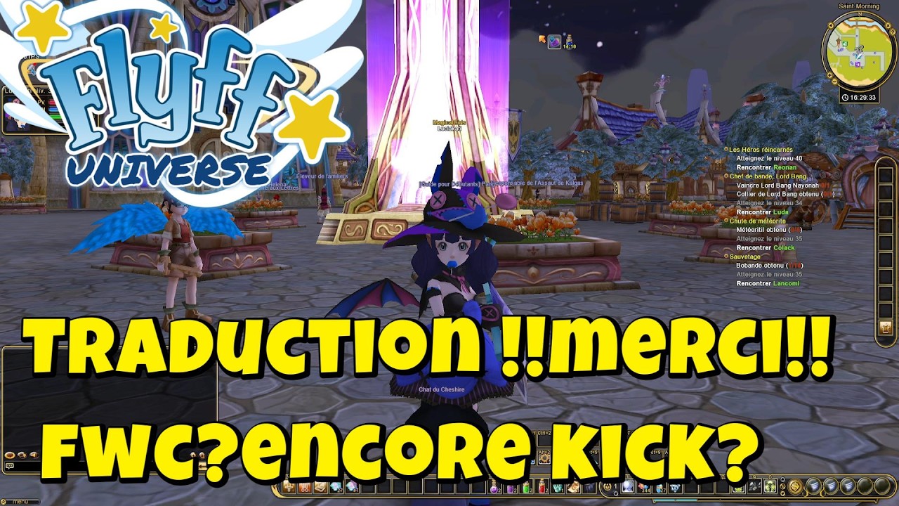 [FLYFF UNIVERSE] Let's play [Magicienne] Merci pour la traduction!!!FWC BIENTOT ? On avance !! #49