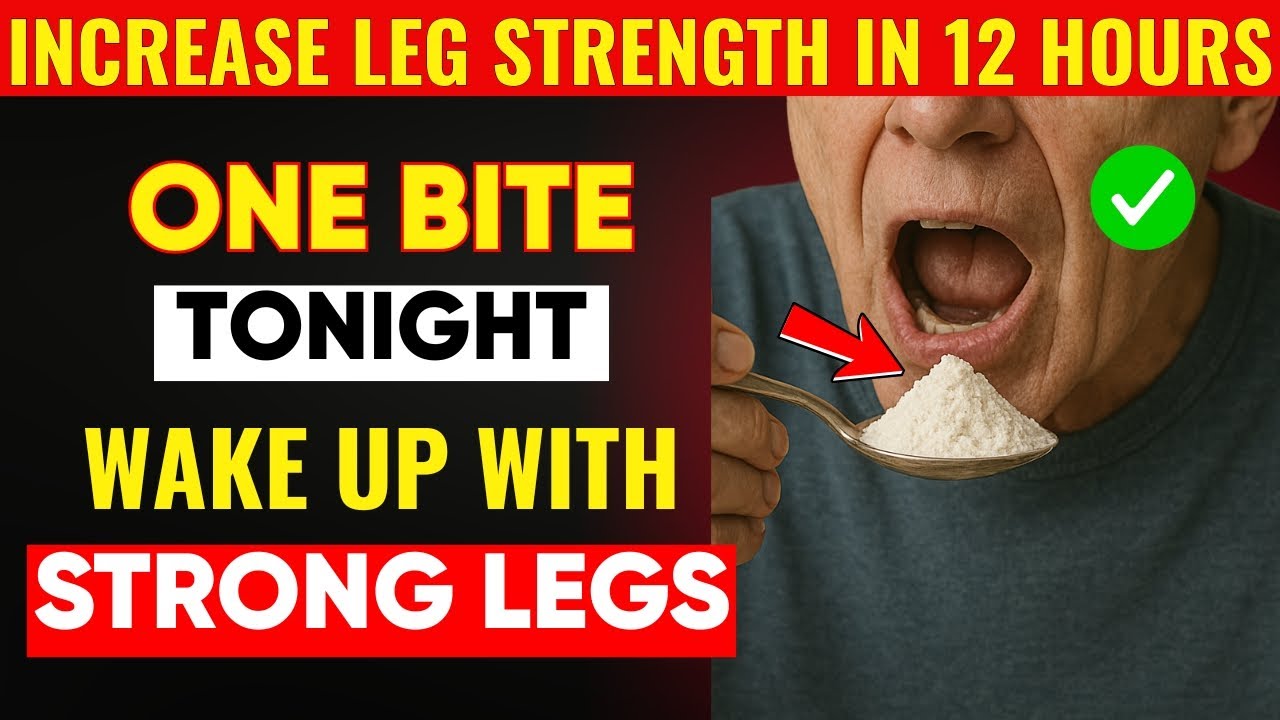 Doctor BEGS SENIORS: Eat THIS Tonight&mdash;Wake Up With POWERFUL Legs in 12 Hours! | Senior Health