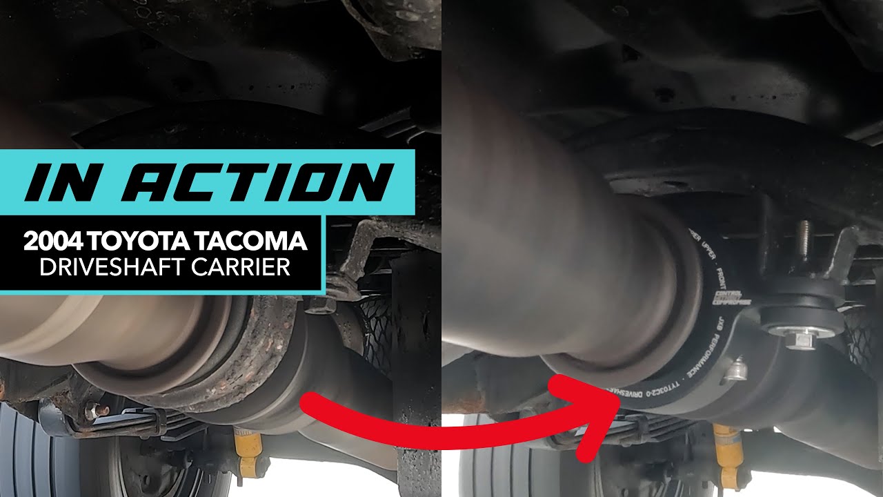 2004 Tacoma Before/After Installing JXB Performance Driveshaft Carrier