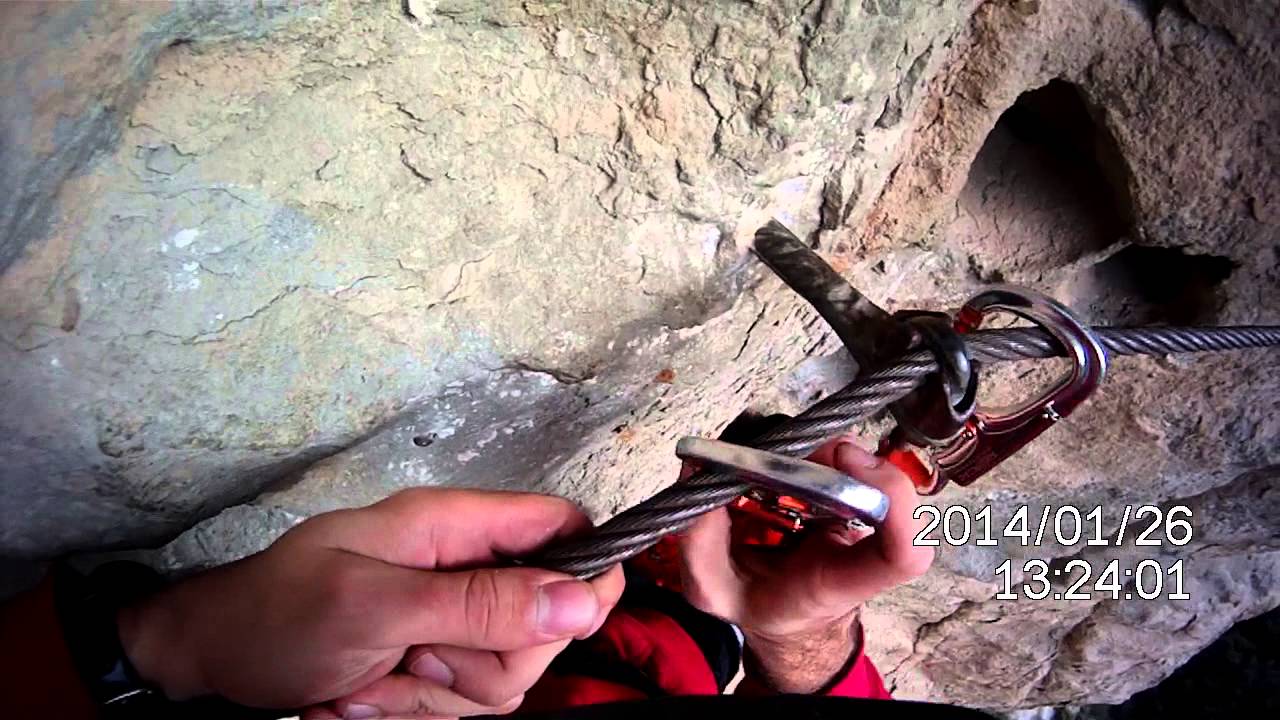 Via Ferrata Centelles, Baumes Corcades tram de l'Esperó