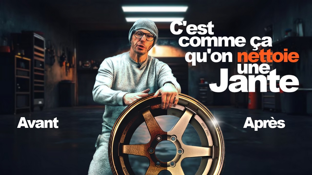 C'EST COMME CA QU'ON NETTOIE UNE JANTE !!!