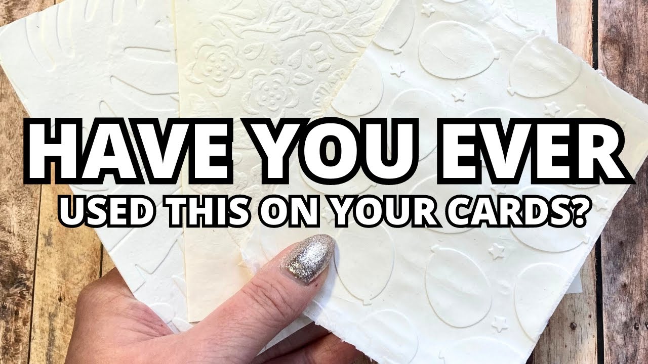Toilet Paper & Paper Towel on your Cards?!? Let Me Show YOU How!