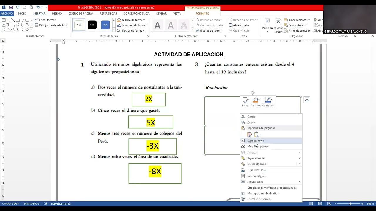 ALGEBRA SEC 1 24.02.26 VACACIONAL