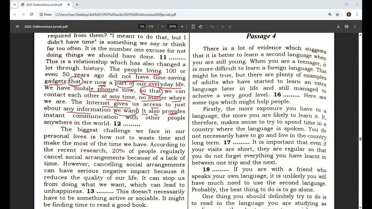 Doktorantura İngilis Dili Reading Tərcüməsi | Sürətli Metod