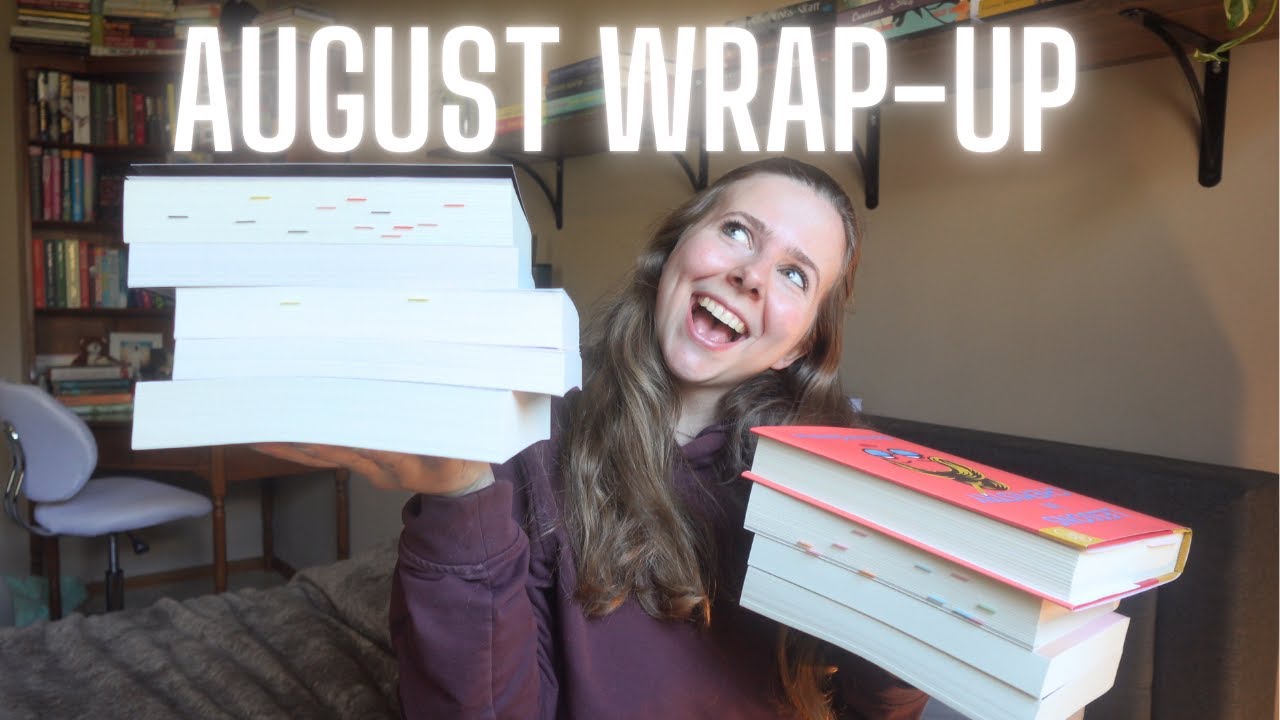 all the books I read in august 📚✨ august wrap-up