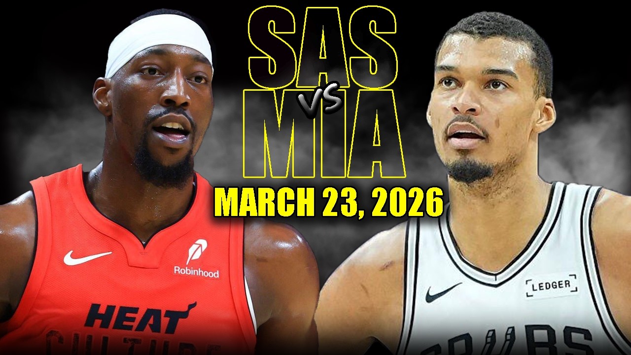 San Antonio Spurs vs Miami Heat Full Game Highlights &ndash; March 23, 2026 | NBA Season