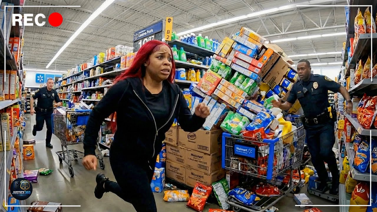 Cops Surprise Shoplifter After a Nervous Moment Turns Into a Run
