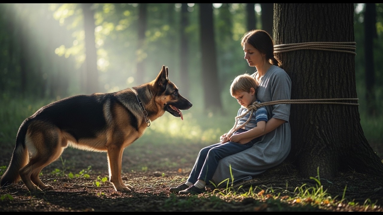 Un PERRO encontró a una MADRE y a su HIJO atados a un árbol... Lo que sucedió después es increíble..