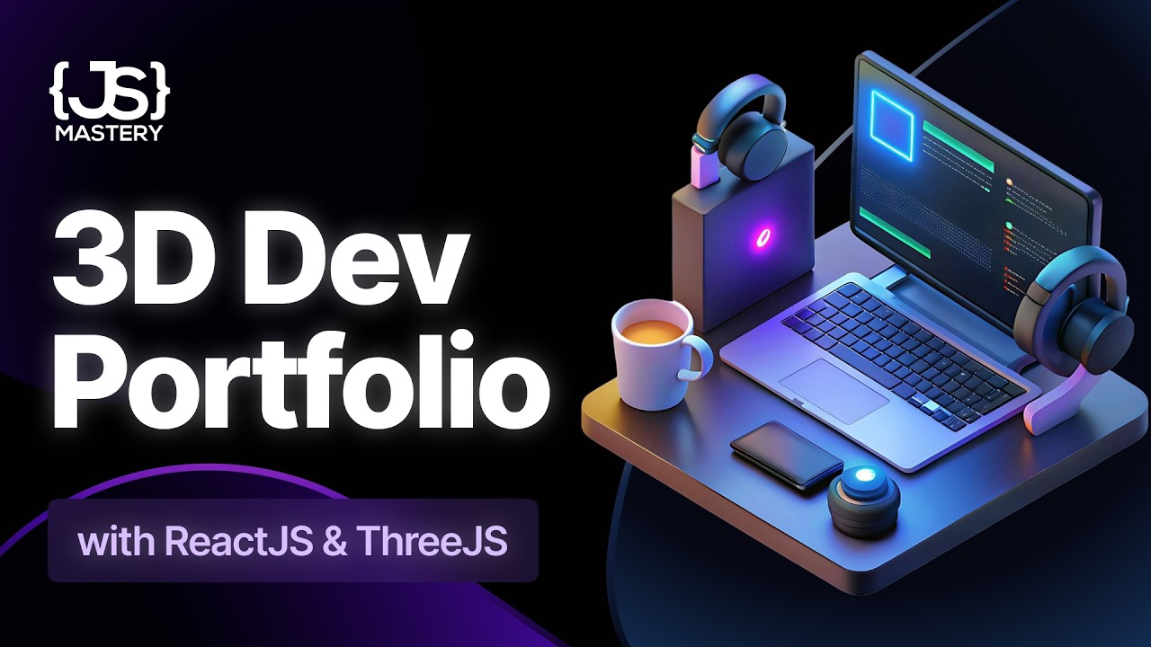 Build and Deploy a Unique 3D Web Developer Portfolio with React, Three JS & GSAP
