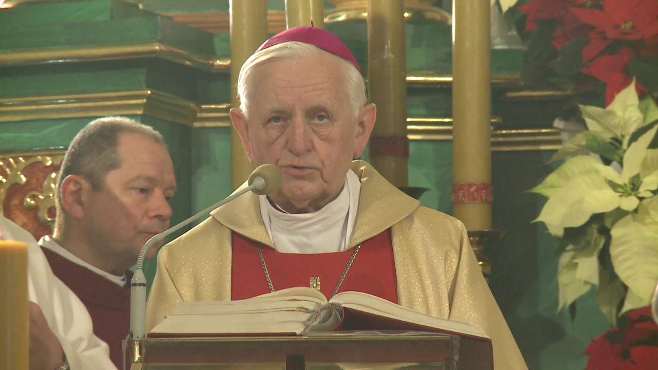 Msza św 60 lat kapł  Abp D  Zimonia 25 12 2017r Niedobczyce