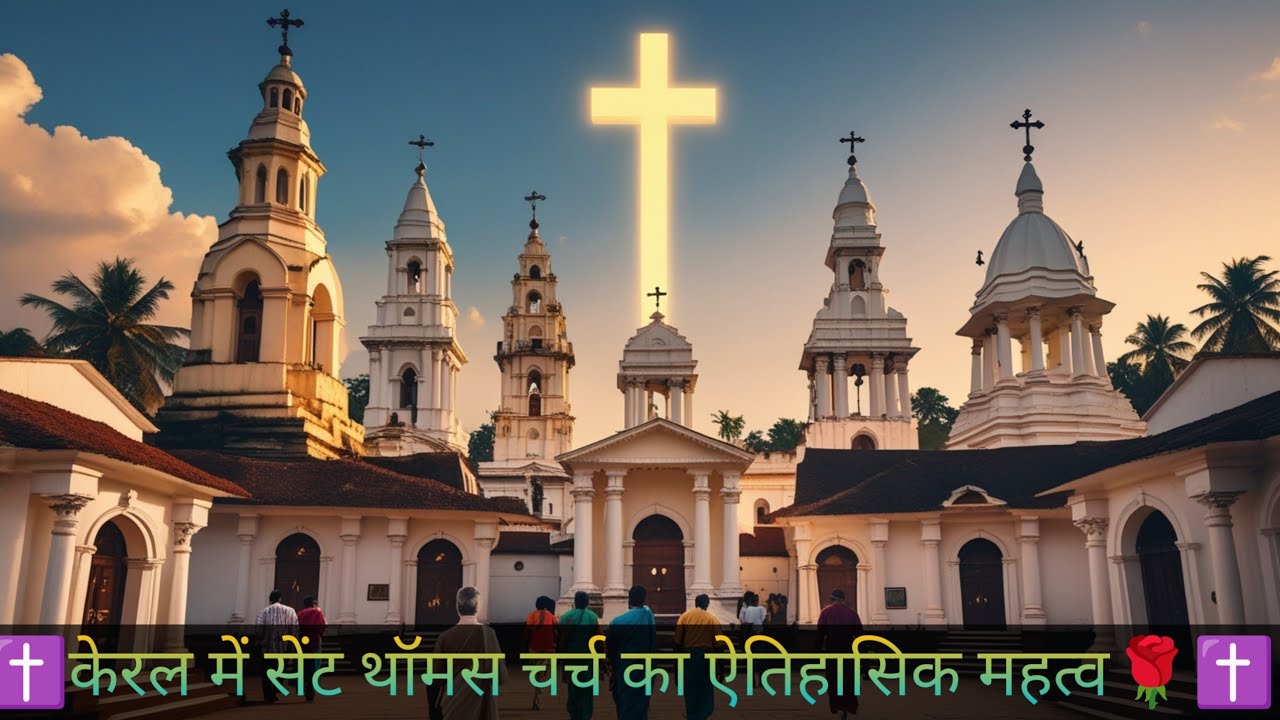 ✝️ केरल के सेंट थॉमस चर्च का ऐतिहासिक महत्व🌹✝️1. पलायूर चर्च2. कोडुंगल्लूर चर्च3. कोट्टाकवु चर्च।