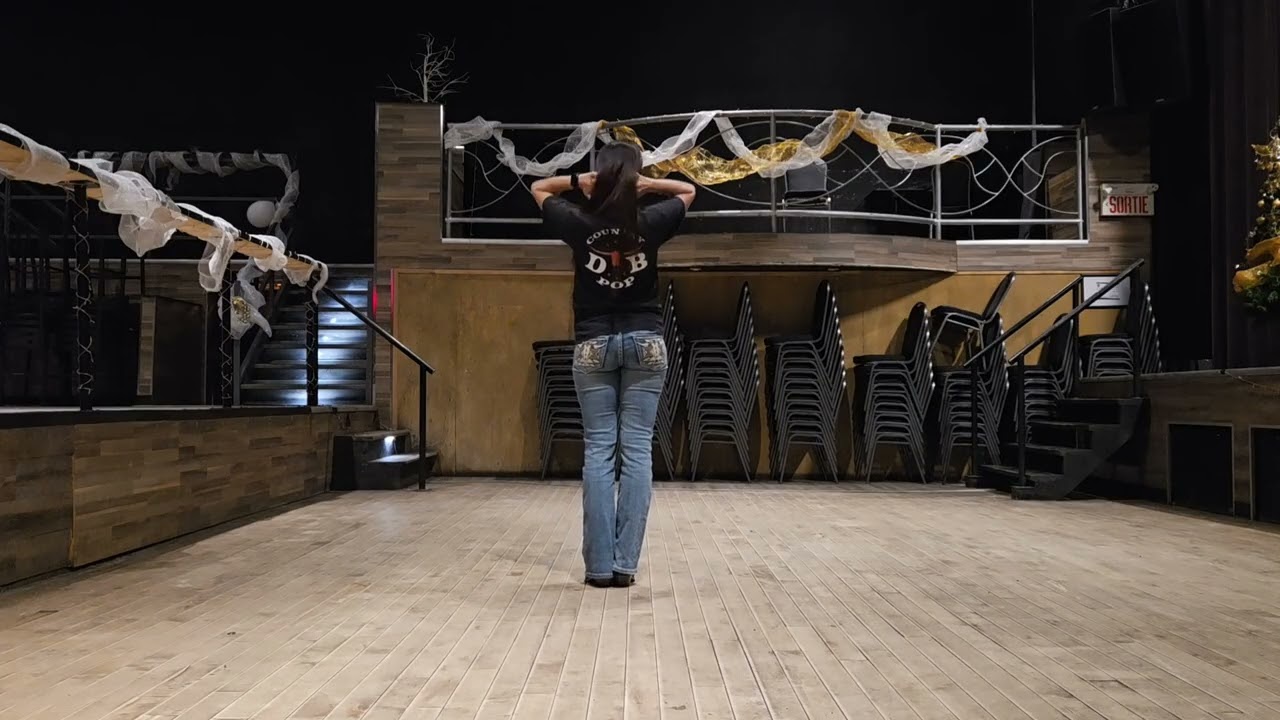 Brunette line dance