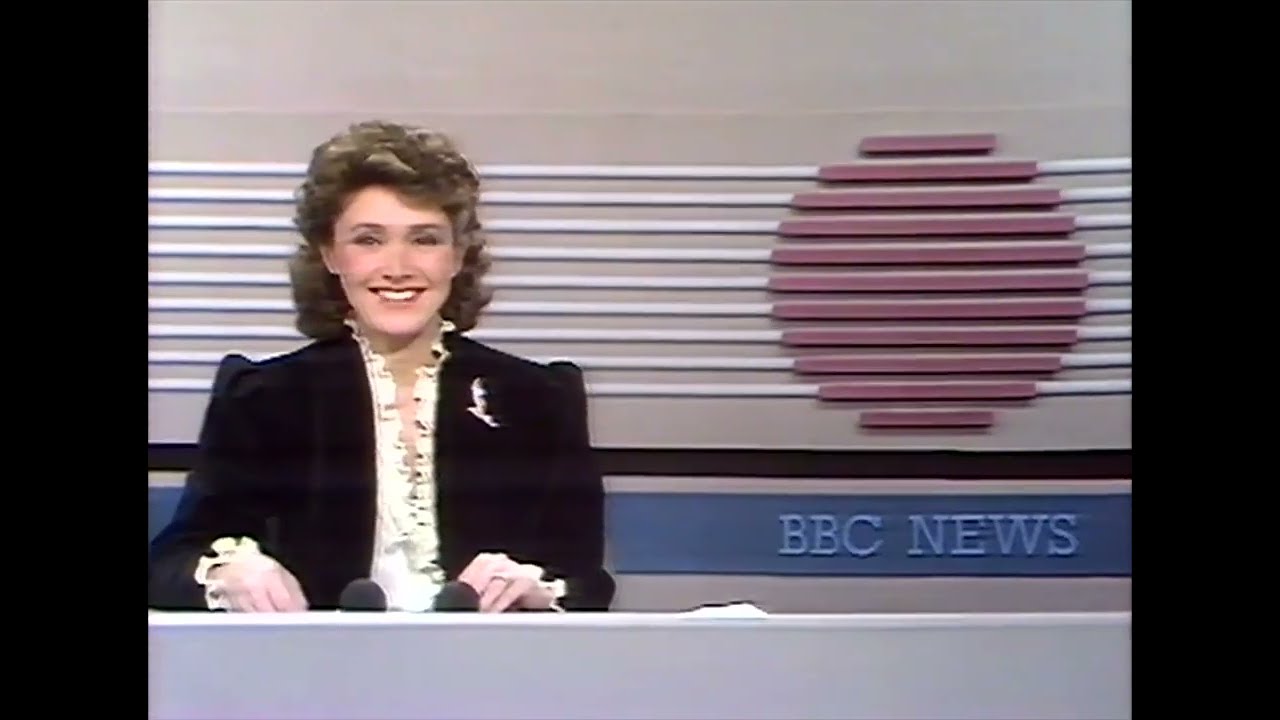 Новости и погода BBC1 Continuity. Рождество 1983 года. Архивировано из BETAMAX.