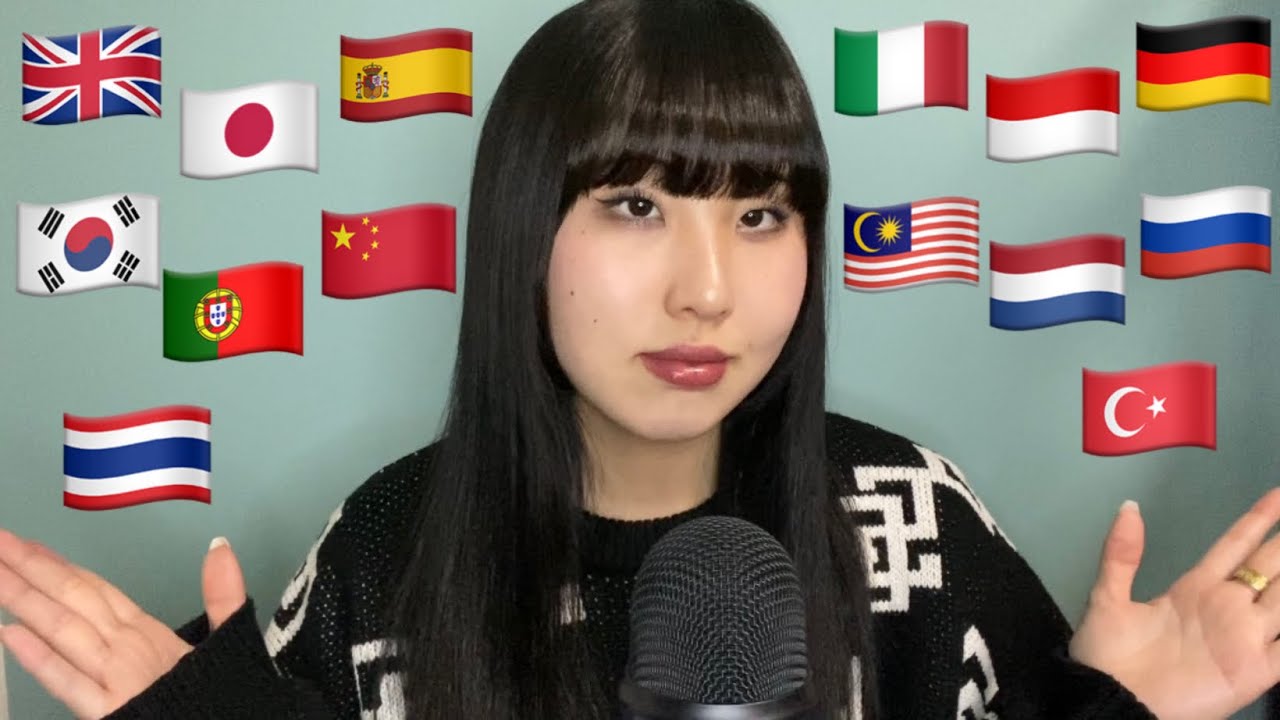ASMR🌏 IN DIFFERENT LANGUAGES
