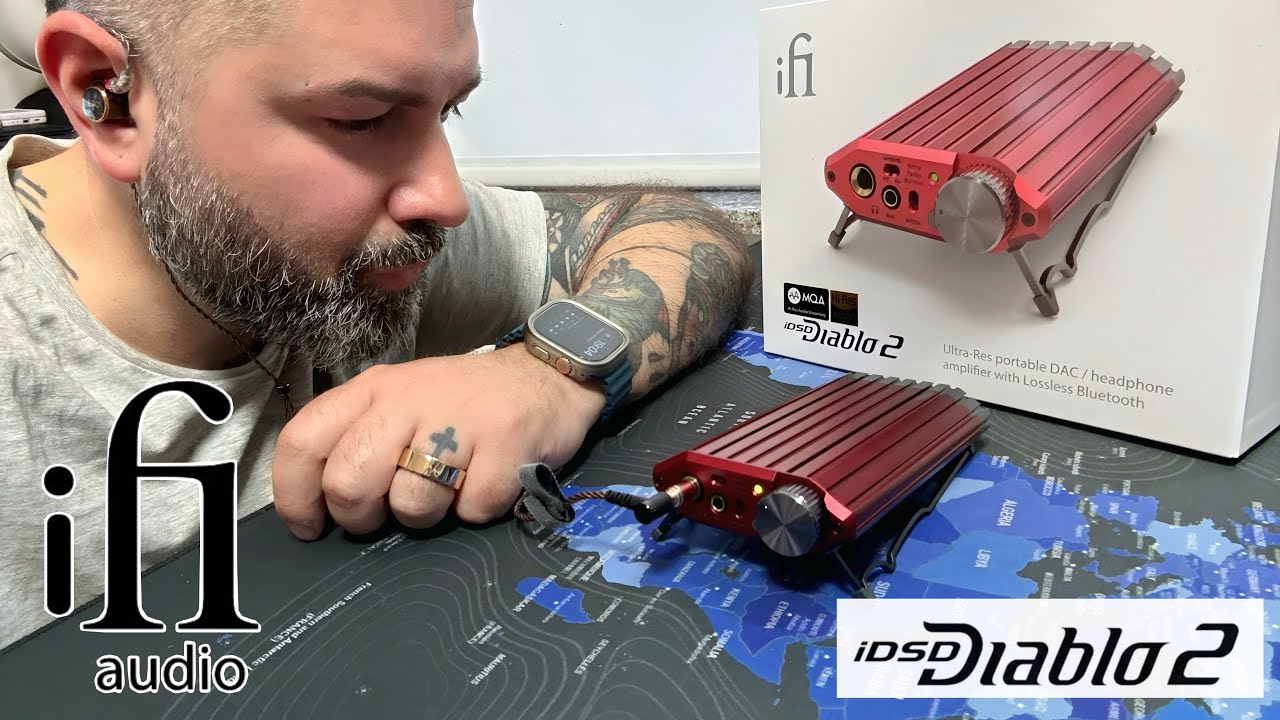 ifi Audio iDSD Diablo 2 - The Best Ultra-Res portable DAC/ Headphone Amplifier with Bluetooth