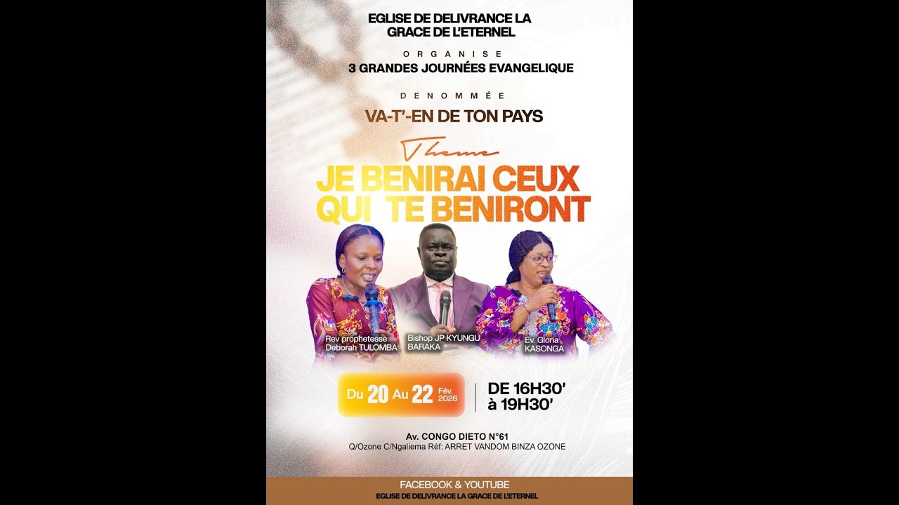 JE BENIRAI CEUX QUI TE BENIRONT