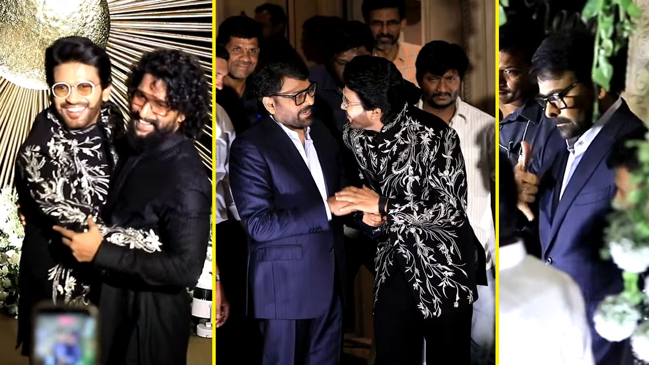Naveen Polishetty Fun with Chiranjeevi & Nani | Vijay Deverakonda & Rashmika Mandanna Reception