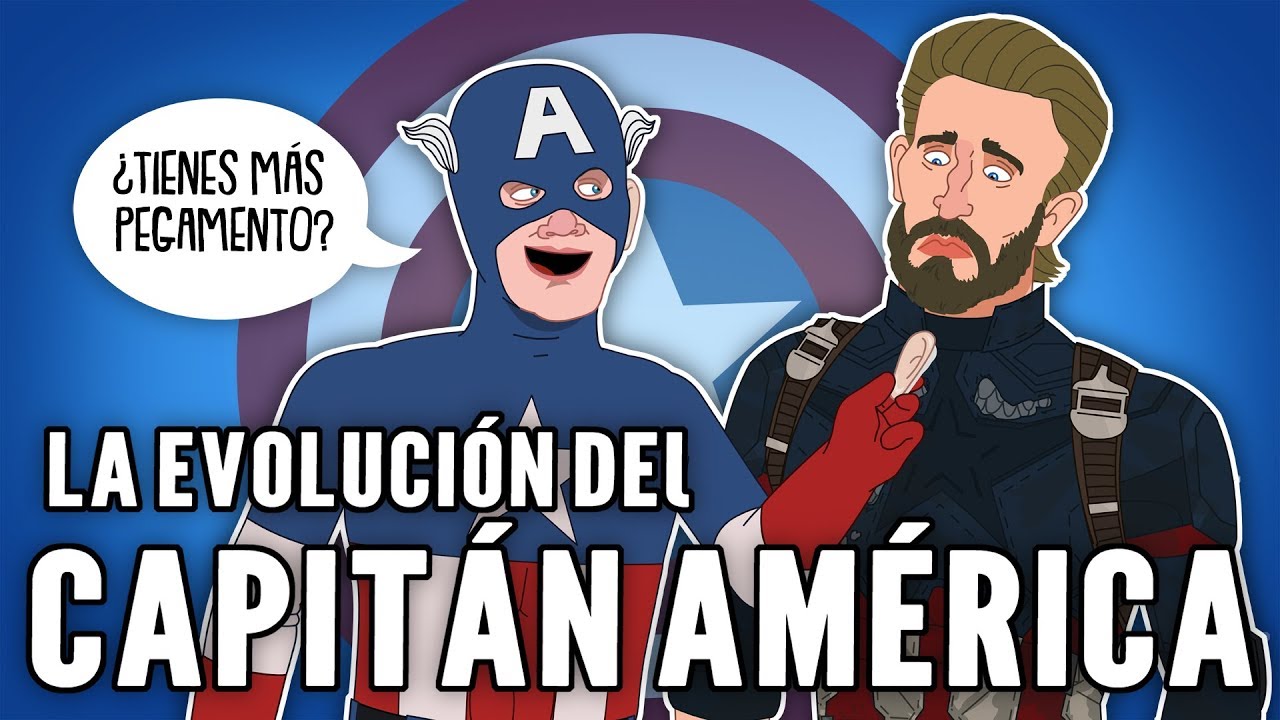 La evolución del Capitán América (Animada)