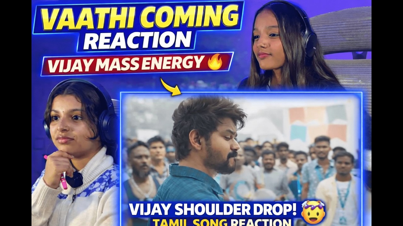 Vaathi Coming Reaction | Thalapathy Vijay Dance Vibes 🕺💥 | Kollywood Reaction