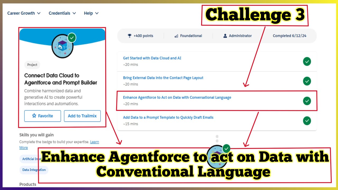 Enhance Agentforce to Act on Data with Conversational Language | Connect Data Cloud to Agentforce