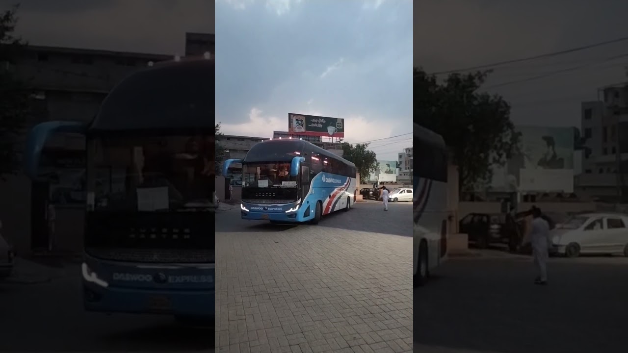 Lahore to Karachi via Daewoo Express Bus Service Multan Terminal #Daewoo #Bus #Terminal #EidMubarak