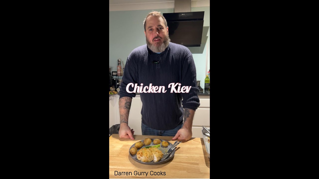 Chicken Kiev with homemade chicken skin butter