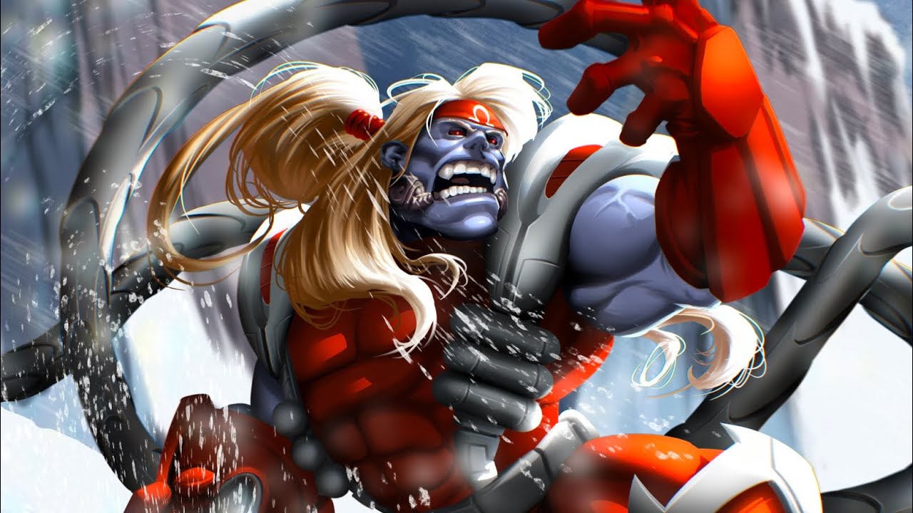 Omega Red digital art process