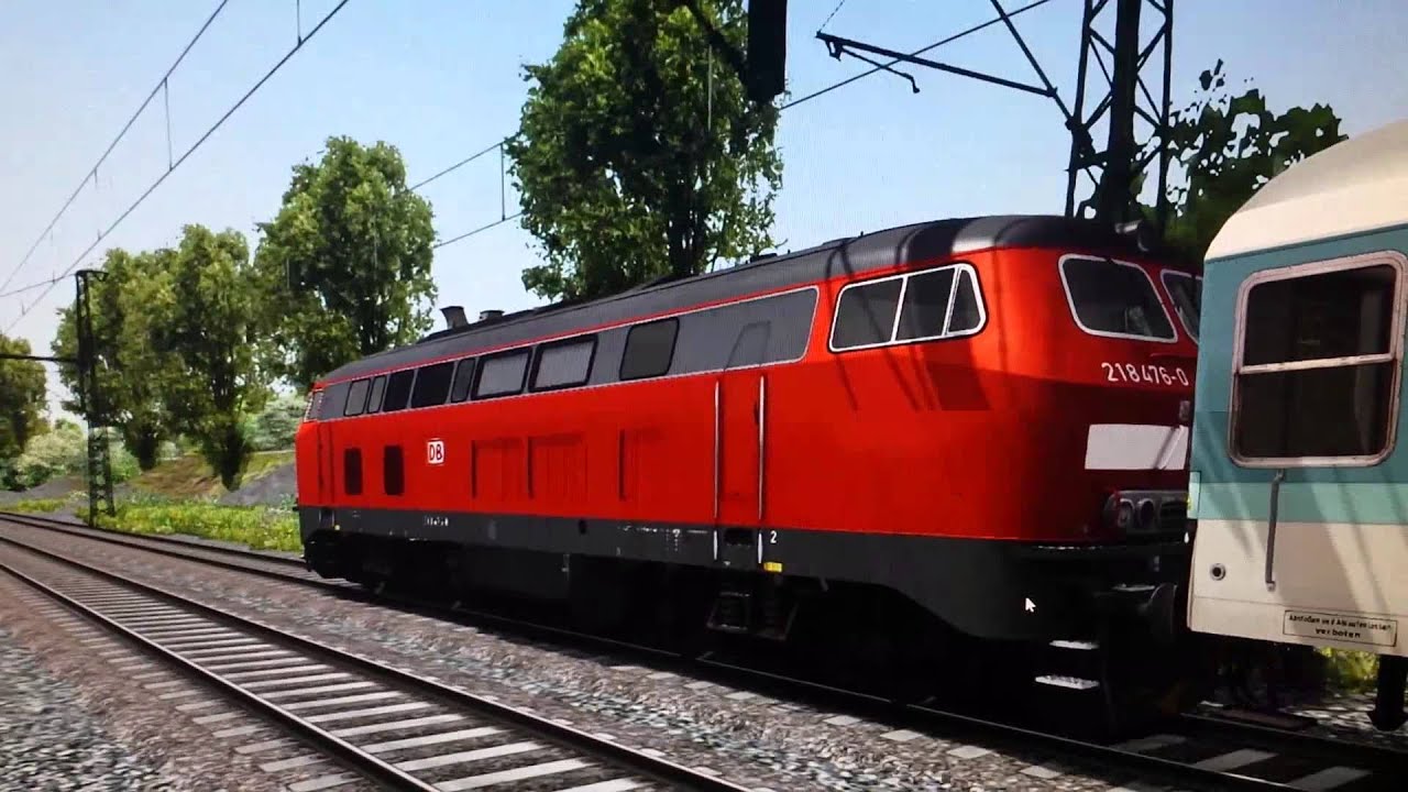 Diesellok BR-218 von RailTraction Replacement Sound (Train Simulator 2015 - Railworks)