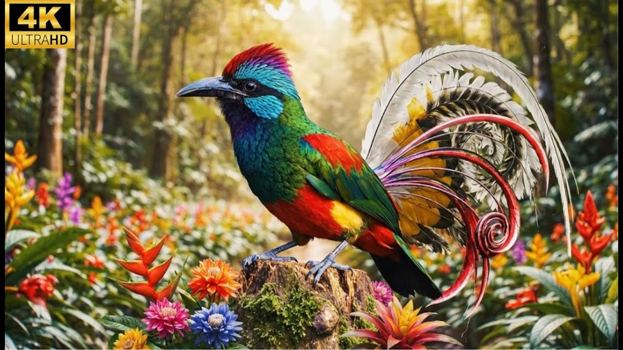 The Top 100 Most Exquisite & Rare Birds 4K Nature ASMR