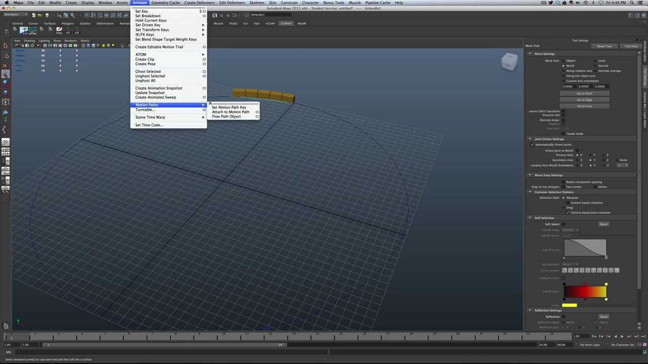 Maya - Animate a Train using IK Spline Handle Tool
