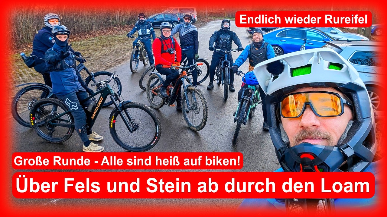 In Großer Runde ab in die Rureifel - Alles dabei: Fels, Loamer, Mocke! - Bester Boden! Giant Reign