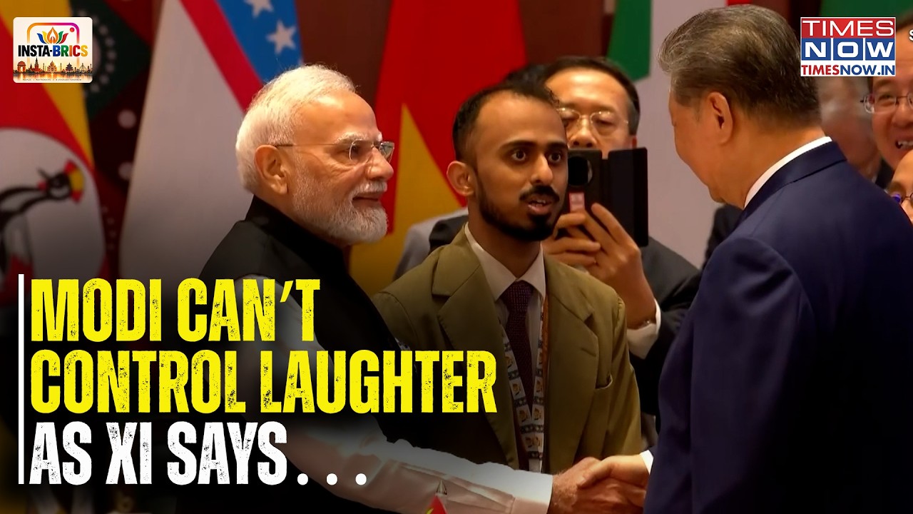 WATCH India&rsquo;s Modi Can&rsquo;t Control His Laughter As Xi Jinping Says This At Delhi Meet | BRICS 2026