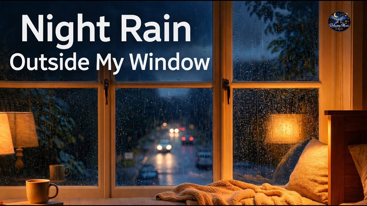Relaxing Music: Night Rain Outside My Window