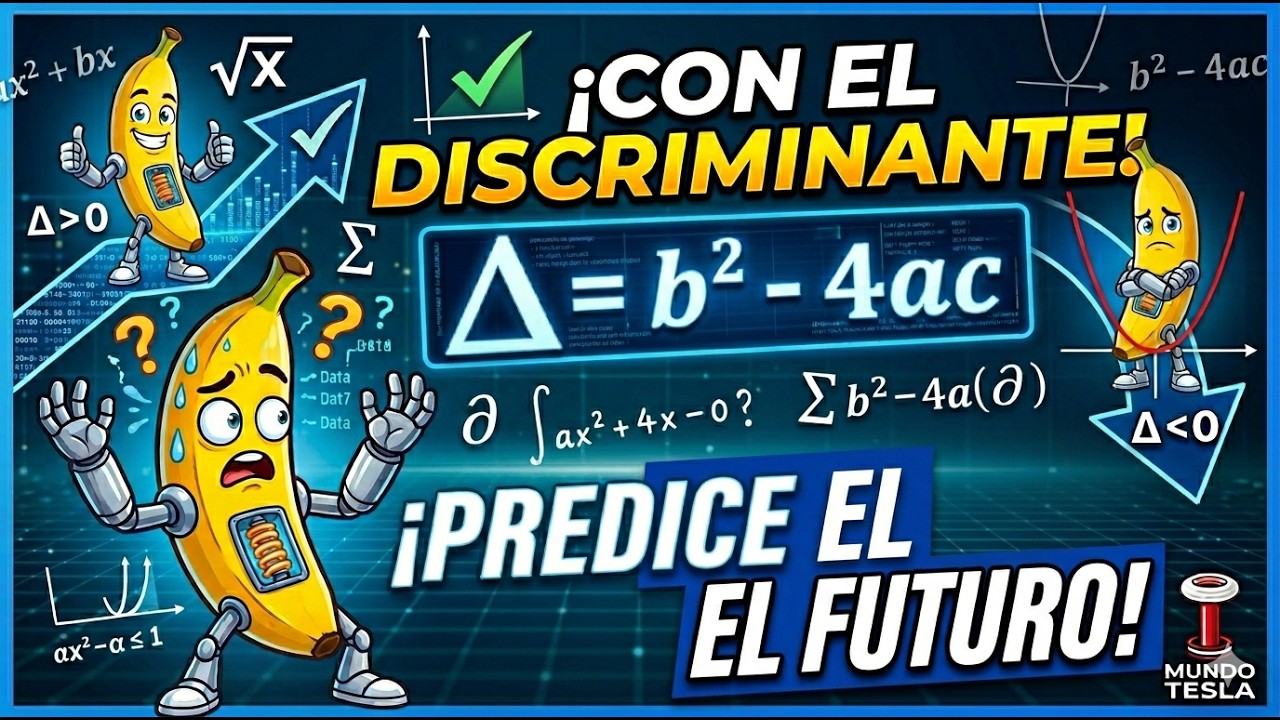 ✅✅DISCRIMINANTE DE UNA ECUACIÓN CUADRÁTICA 2023🚀🚀/QUÉ TIPO DE RAÍCES TIENE UNA ECUACIÓN CUADRÁTICA