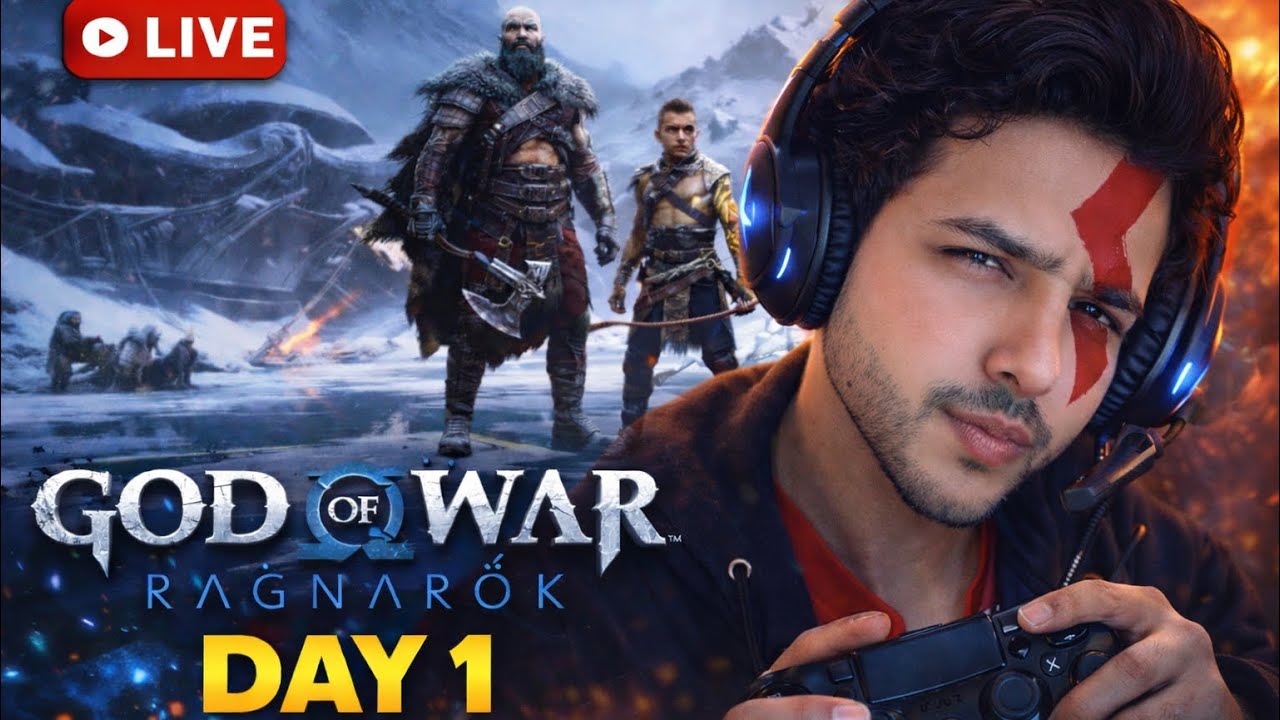 God of war ragnarok || day 1 live || #daddygujjar #godofwarragnarok #godofwarragnarokwalkthrough