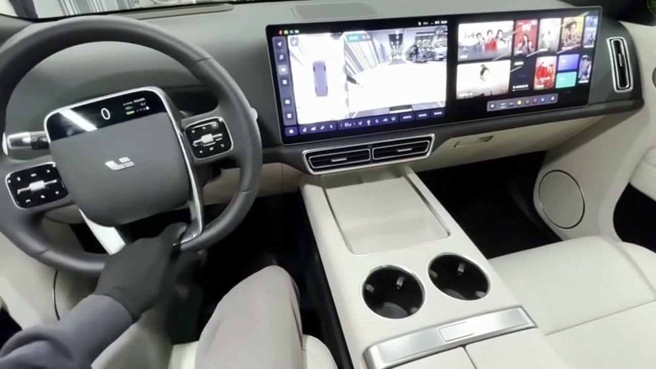 Lixiang L9 superior luxury comfortable SUV, interior design display.  #lixiang#lixiangl9 #car