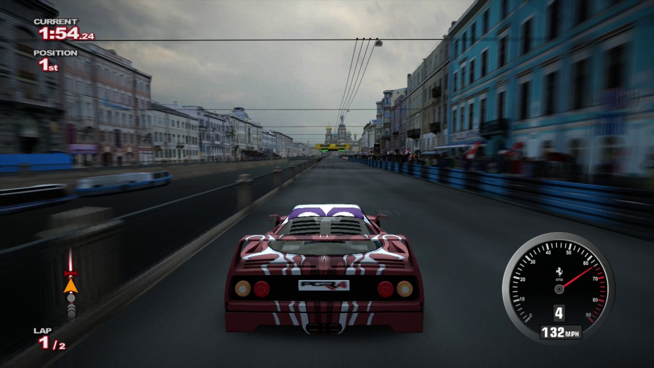 Project Gotham Racing 4 (PGR4): Ferrari F40 car (Gameplay)
