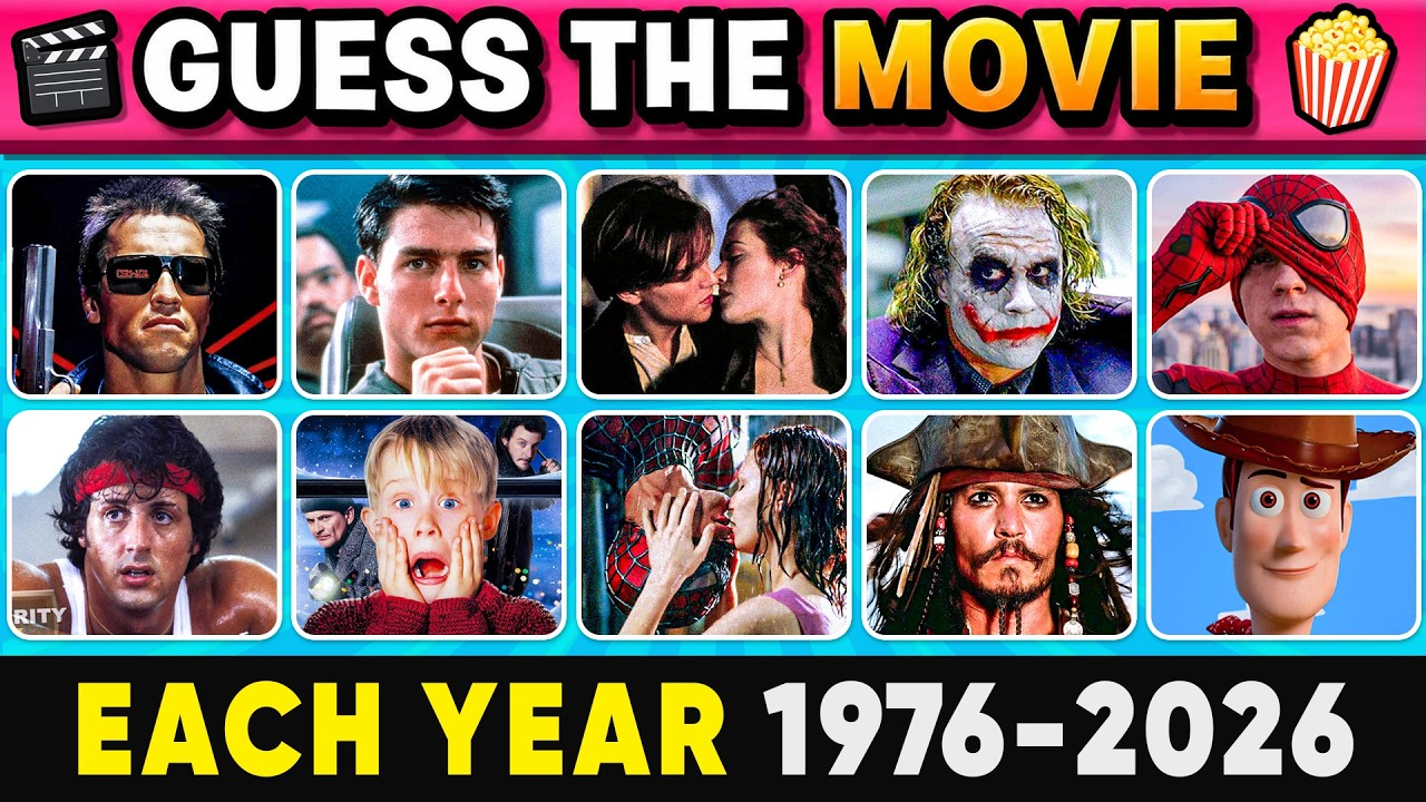 Guess the Movie by the Scene 🎬✨💎 50 Years of Movies (1976-2026)