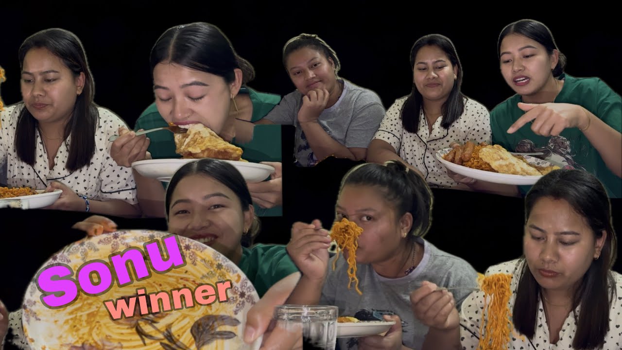 current noodles 🍜 ￼ challenge ￼Sonu Aayusha Rasmita 