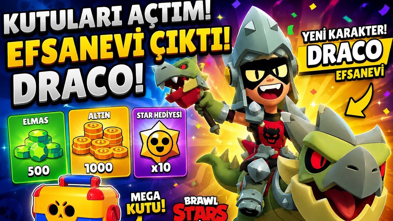 YENİ KARAKTER ALDIM!! Hediyeler ve ödüller aldımm! | Brawl Stars