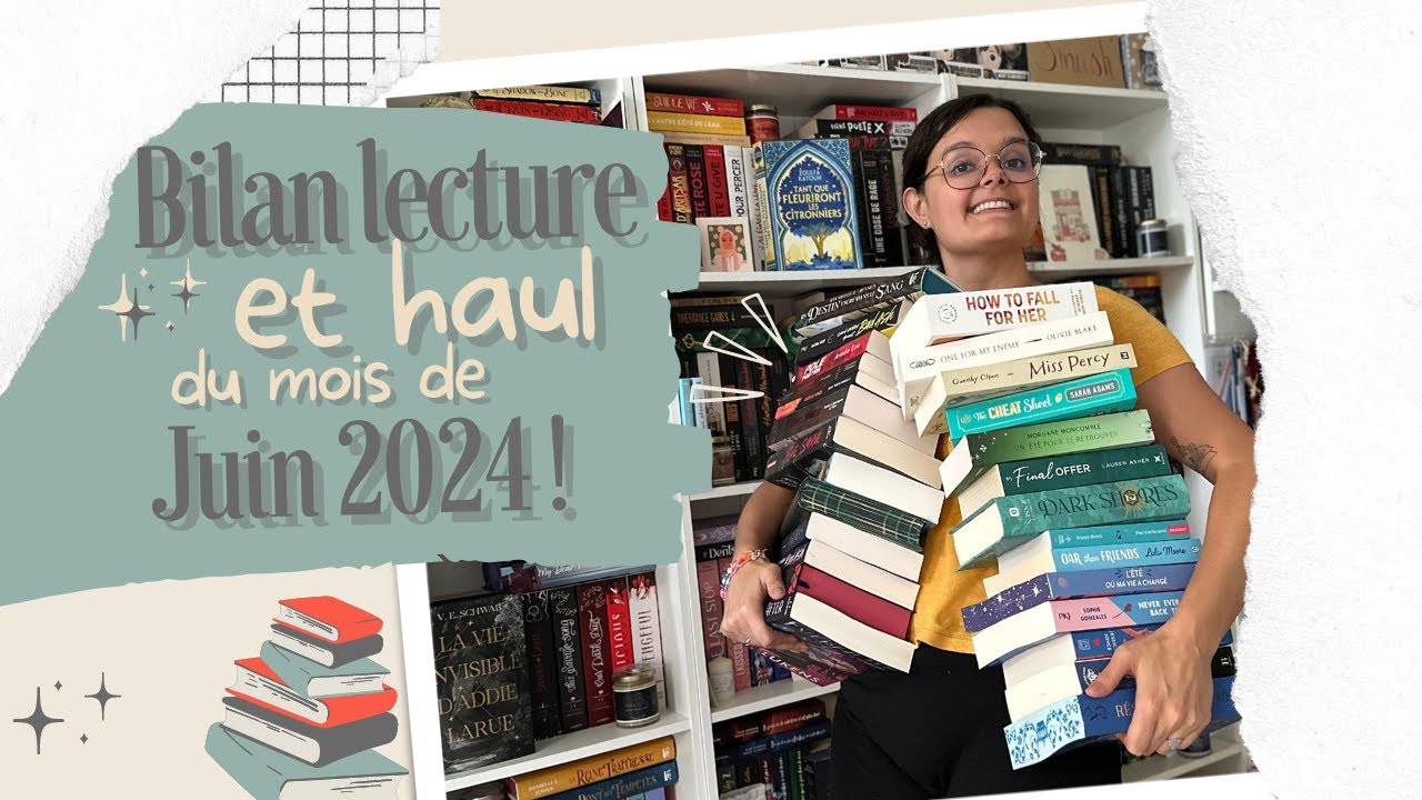Ai-je été raisonnable niveau achats : c'est l'heure de vérité avec le bilan & haul de juin ! 🤭📚